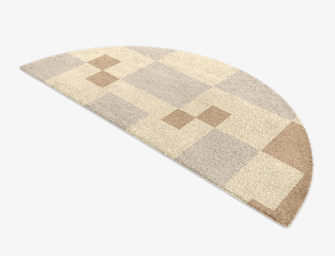 Accumen  Halfmoon Hand Knotted Tibetan Wool Custom Rug by Rug Artisan