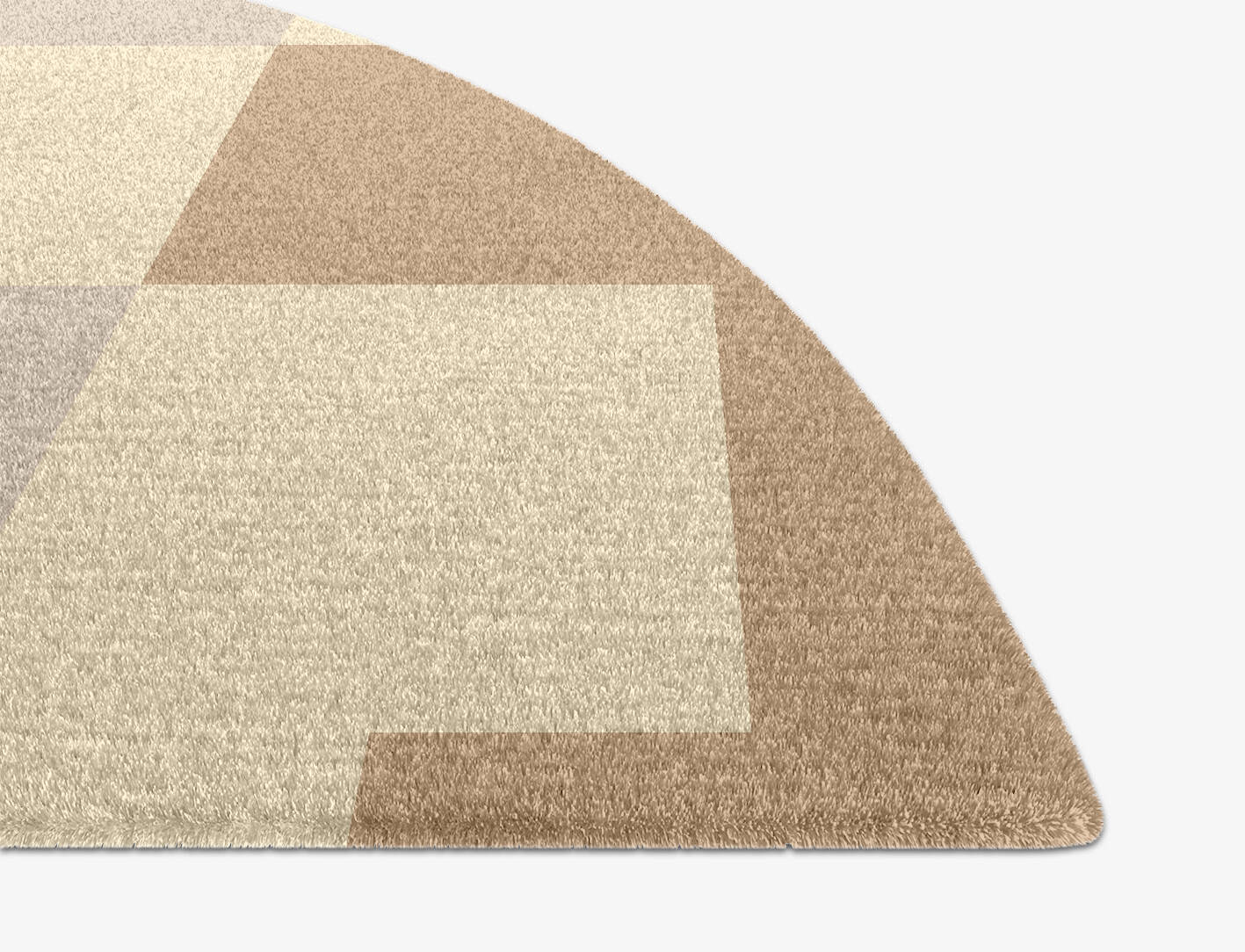 Accumen  Halfmoon Hand Knotted Tibetan Wool Custom Rug by Rug Artisan