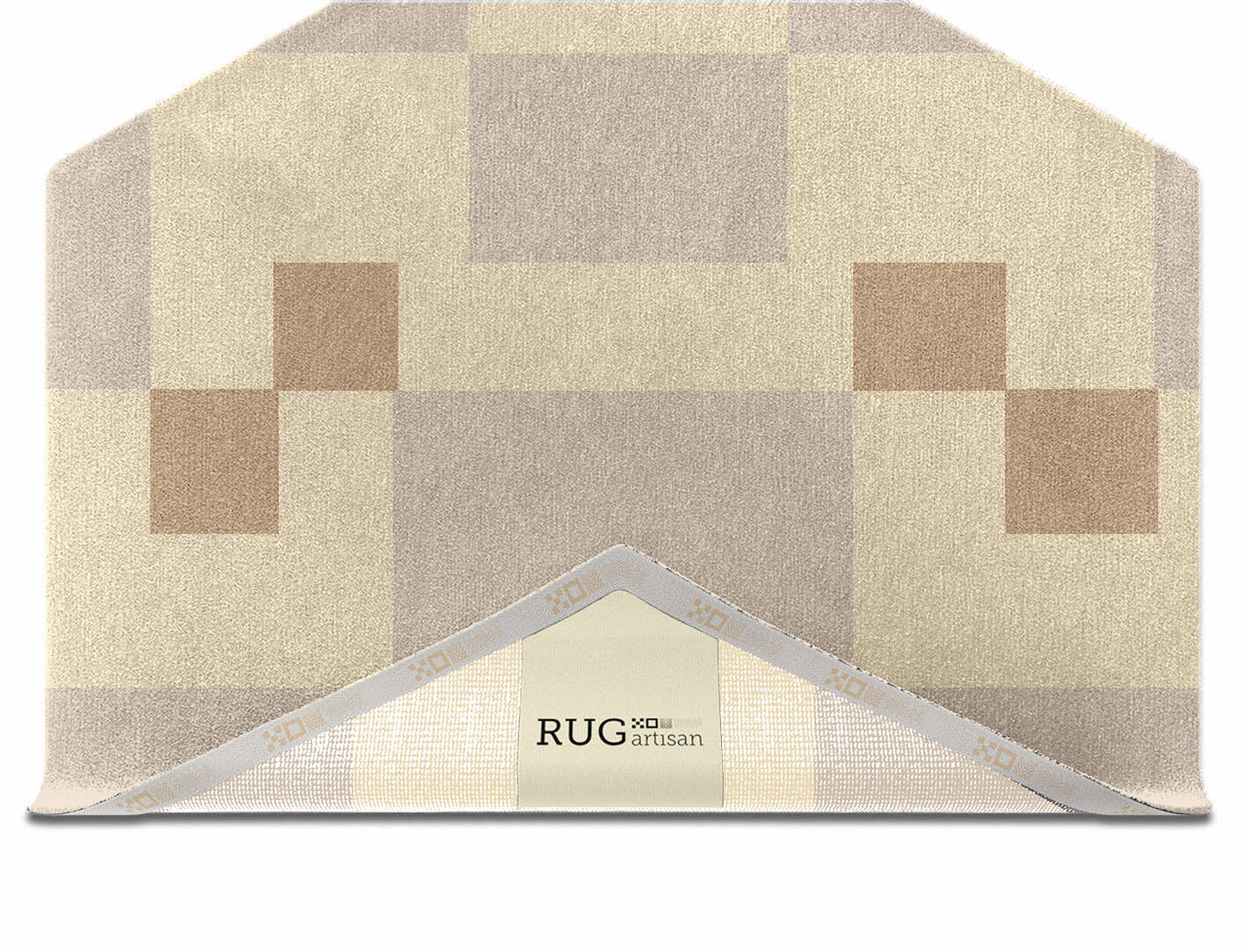 Accumen  Hexagon Hand Knotted Tibetan Wool Custom Rug by Rug Artisan