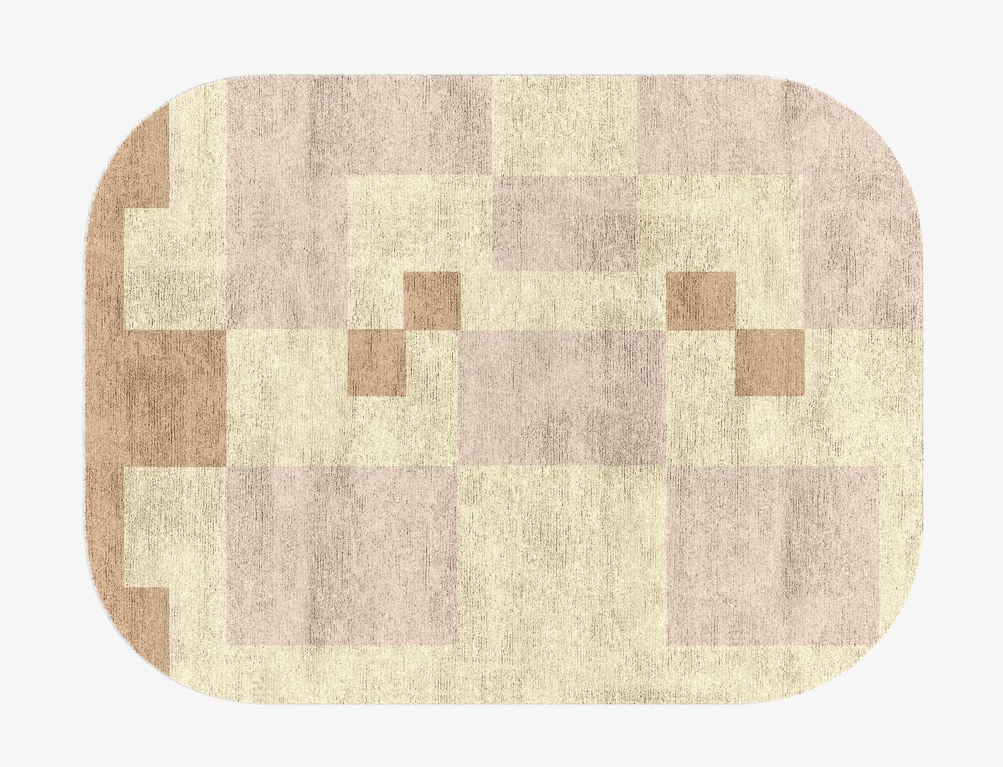 Accumen  Oblong Hand Knotted Bamboo Silk Custom Rug by Rug Artisan