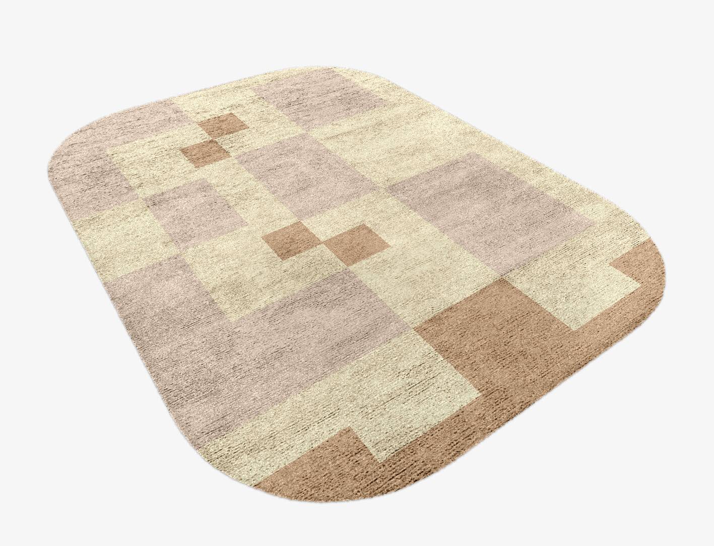 Accumen  Oblong Hand Knotted Bamboo Silk Custom Rug by Rug Artisan