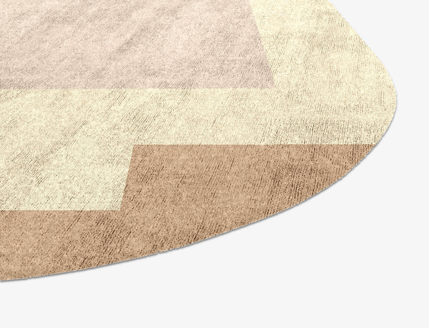 Accumen  Oblong Hand Knotted Bamboo Silk Custom Rug by Rug Artisan