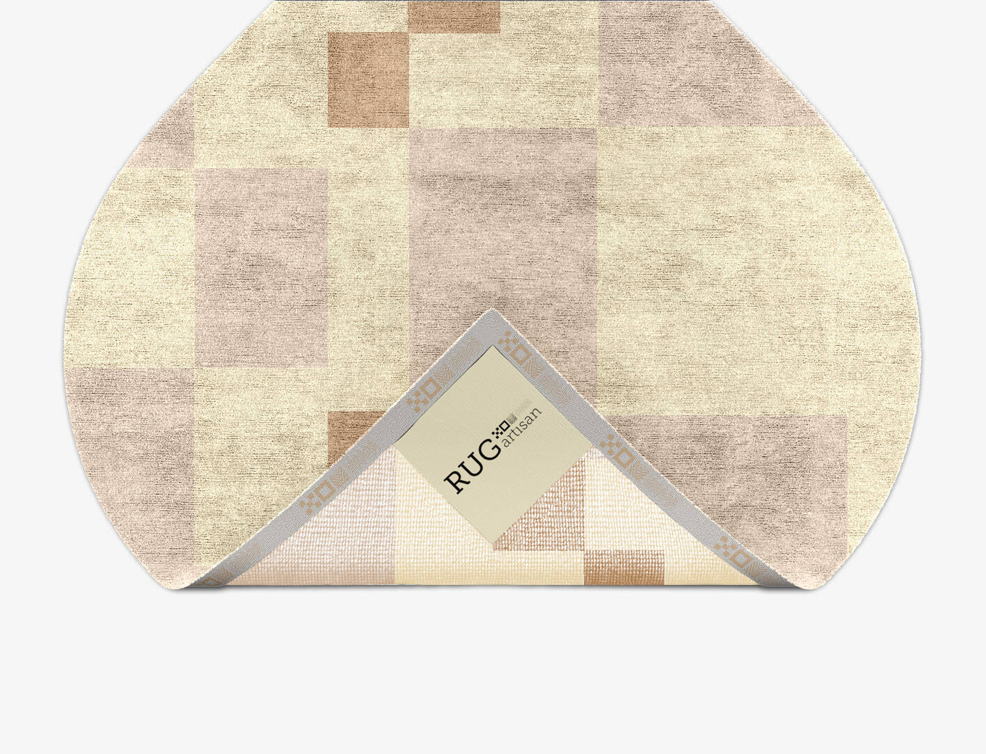 Accumen  Ogee Hand Knotted Bamboo Silk Custom Rug by Rug Artisan