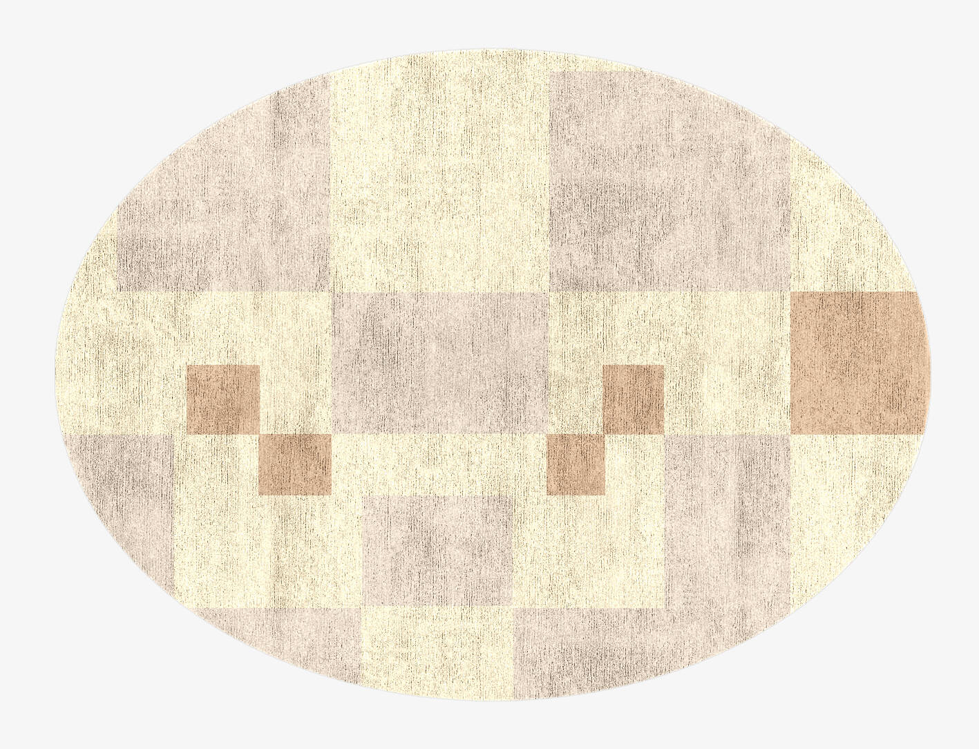 Accumen  Oval Hand Knotted Bamboo Silk Custom Rug by Rug Artisan