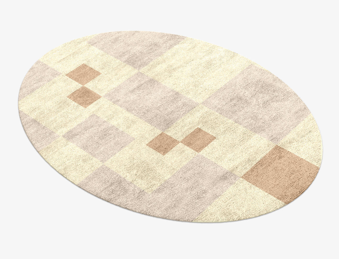 Accumen  Oval Hand Knotted Bamboo Silk Custom Rug by Rug Artisan