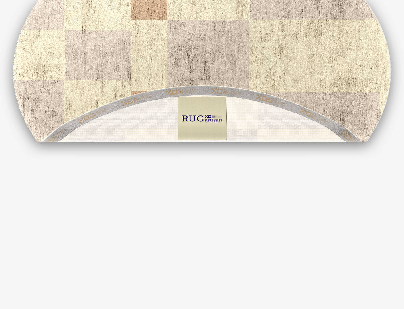 Accumen  Oval Hand Knotted Bamboo Silk Custom Rug by Rug Artisan
