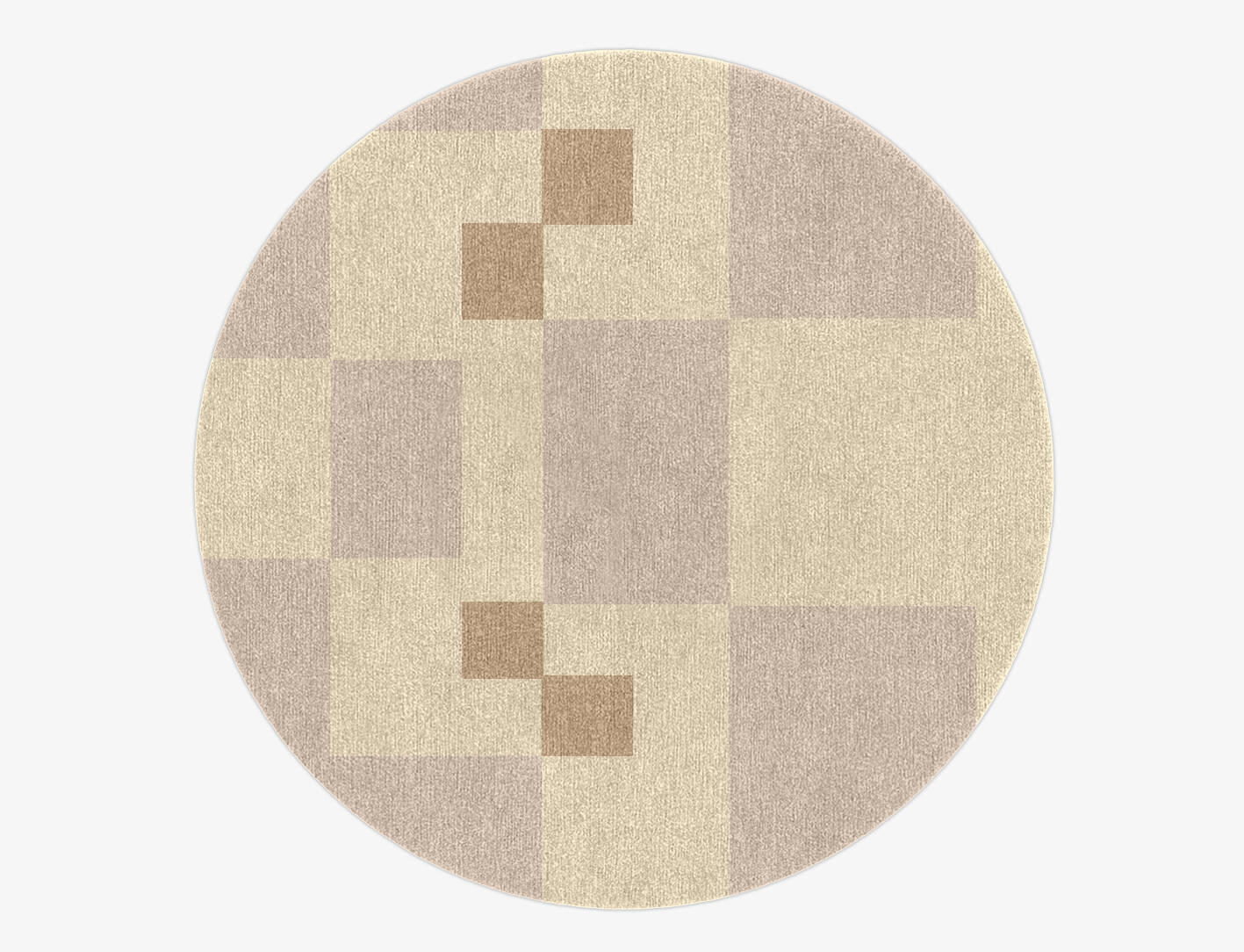 Accumen  Round Hand Knotted Tibetan Wool Custom Rug by Rug Artisan