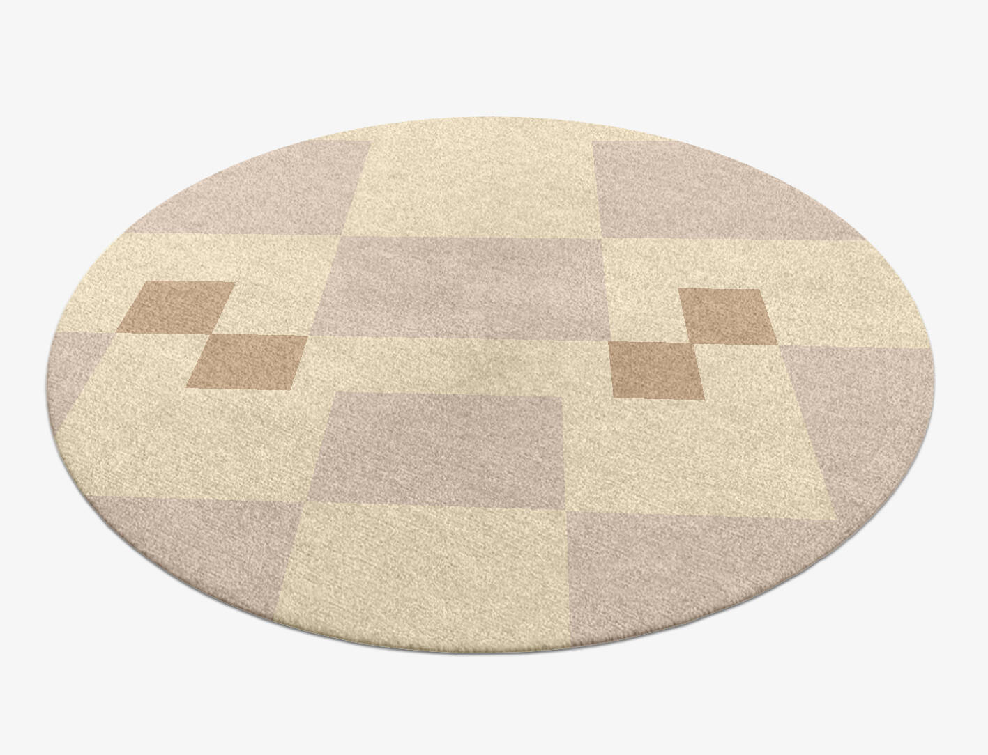Accumen  Round Hand Knotted Tibetan Wool Custom Rug by Rug Artisan
