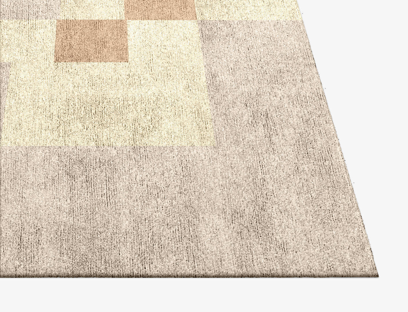 Accumen  Square Hand Knotted Bamboo Silk Custom Rug by Rug Artisan