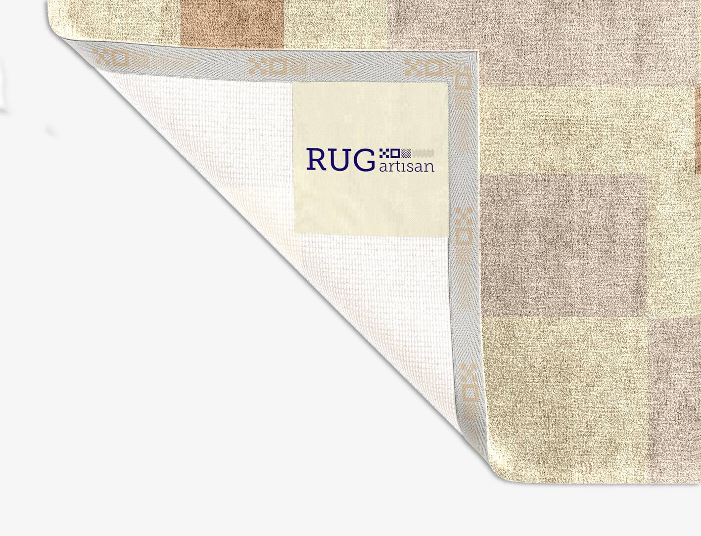 Accumen  Square Hand Knotted Bamboo Silk Custom Rug by Rug Artisan