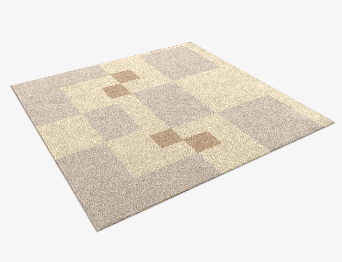 Accumen  Square Hand Knotted Tibetan Wool Custom Rug by Rug Artisan