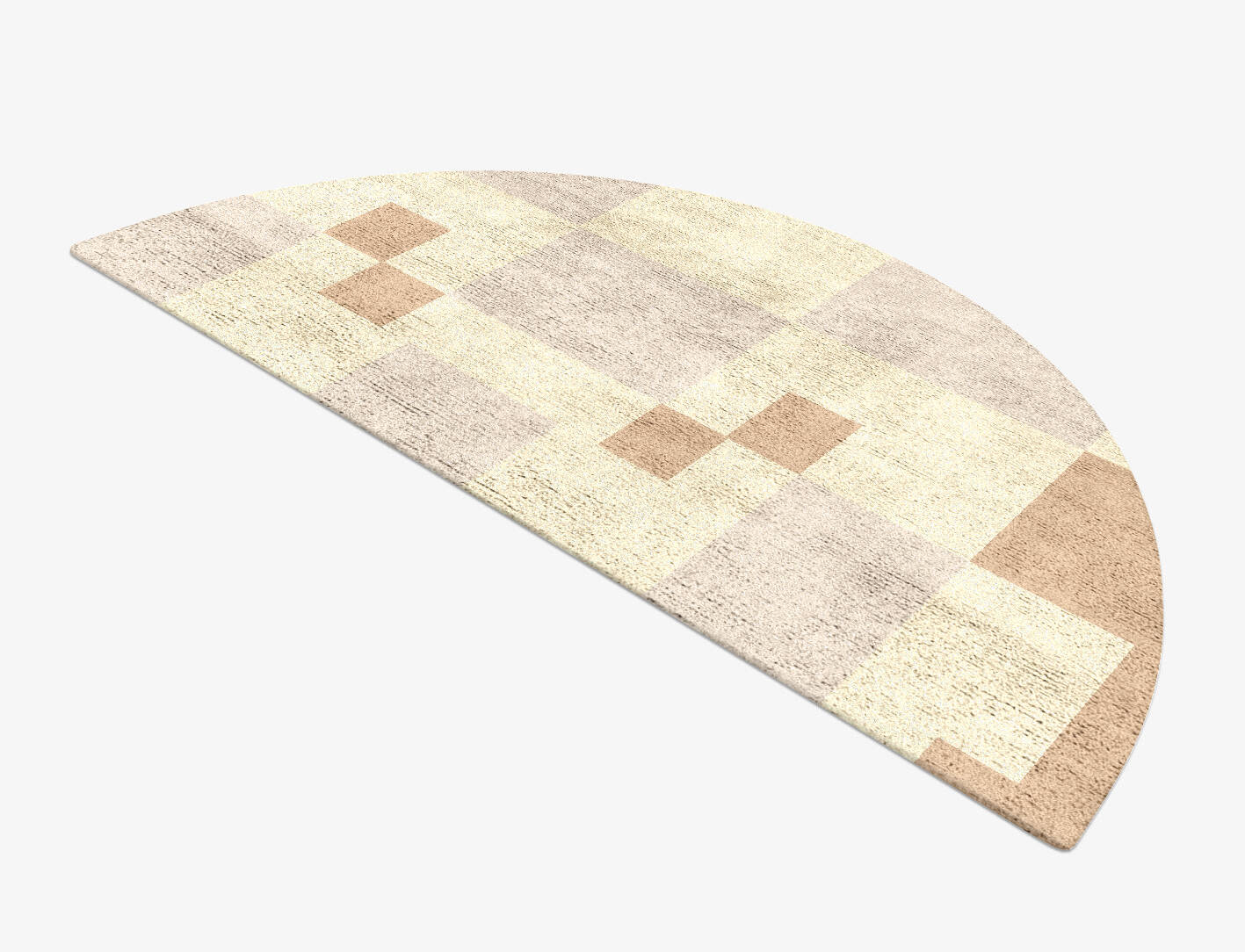 Accumen  Halfmoon Hand Tufted Bamboo Silk Custom Rug by Rug Artisan