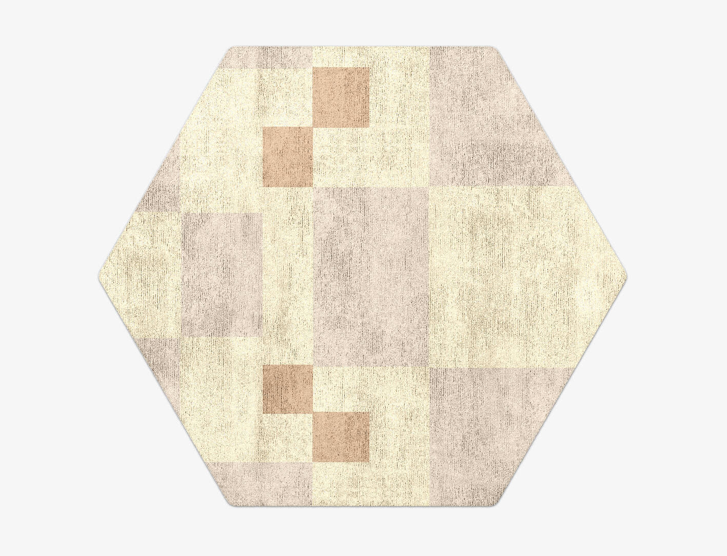 Accumen  Hexagon Hand Tufted Bamboo Silk Custom Rug by Rug Artisan