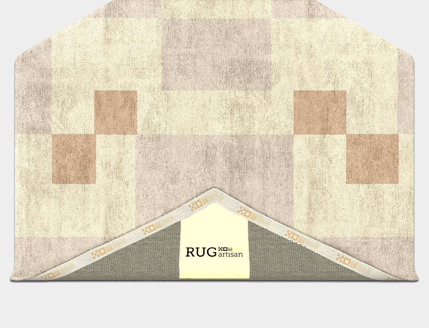 Accumen  Hexagon Hand Tufted Bamboo Silk Custom Rug by Rug Artisan