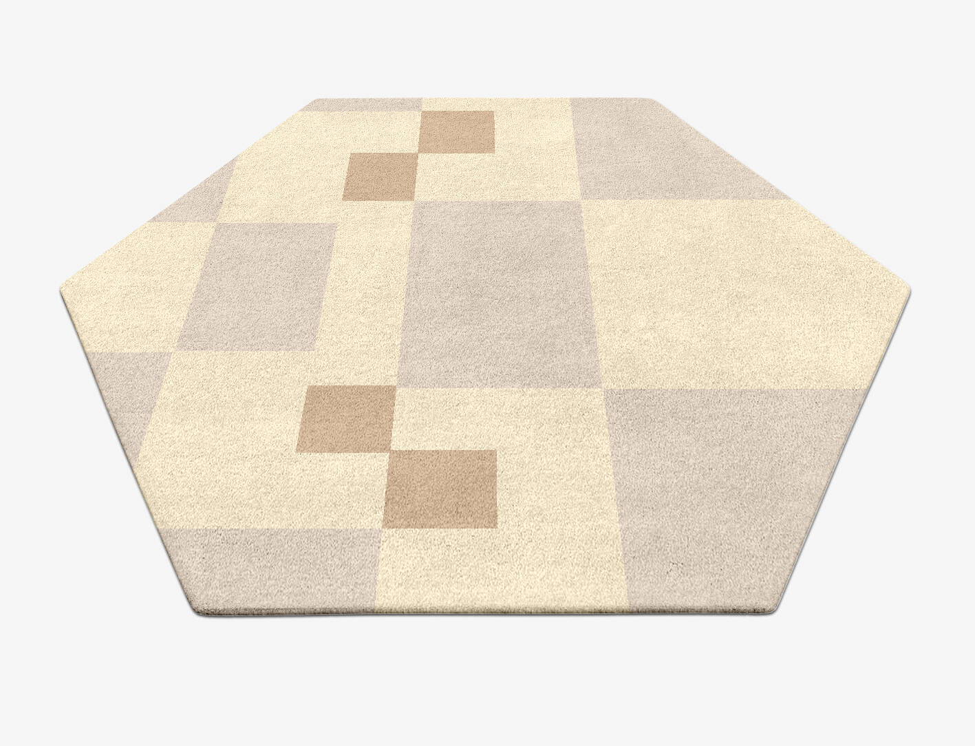 Accumen  Hexagon Hand Tufted Pure Wool Custom Rug by Rug Artisan