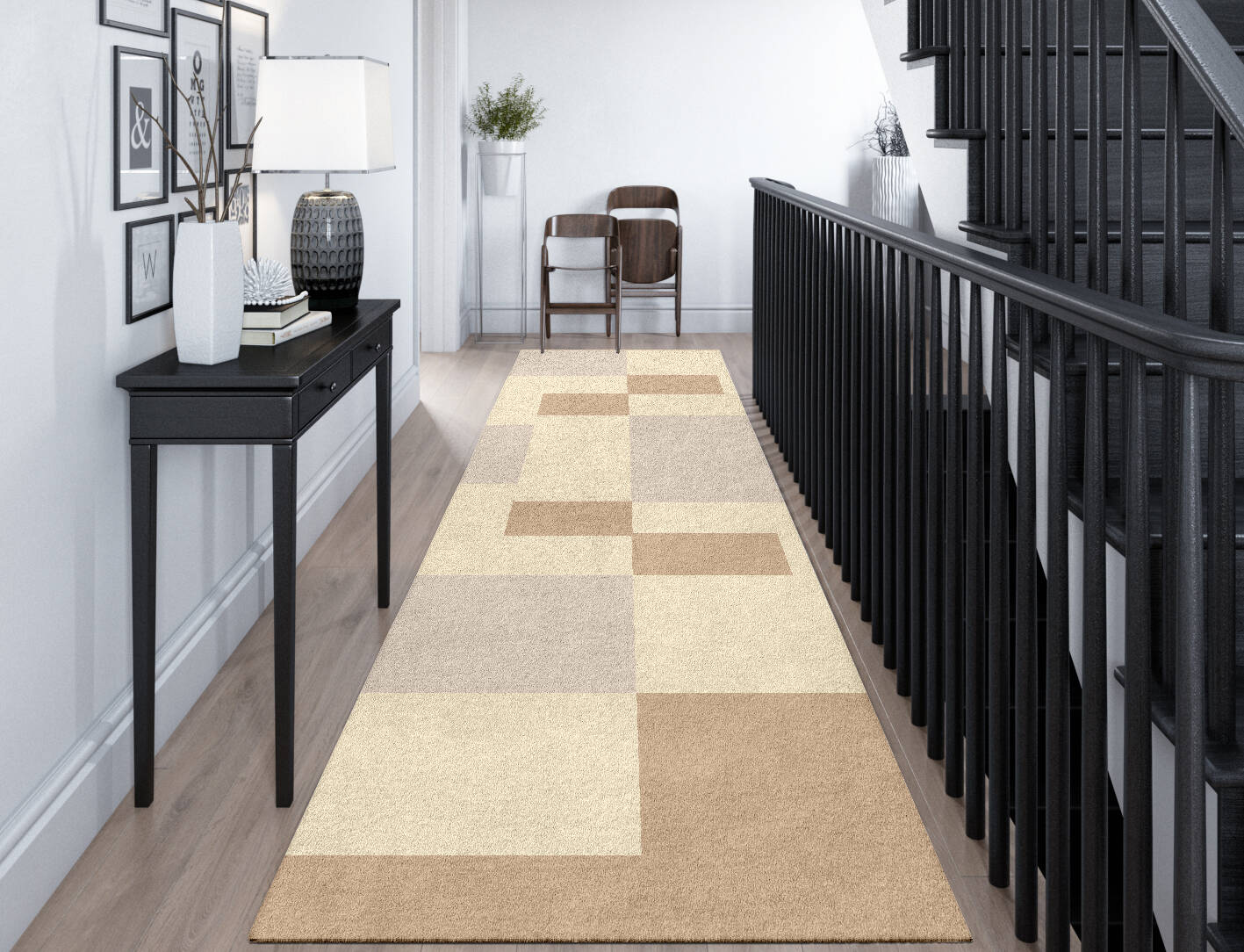 Accumen  Runner Hand Tufted Pure Wool Custom Rug by Rug Artisan