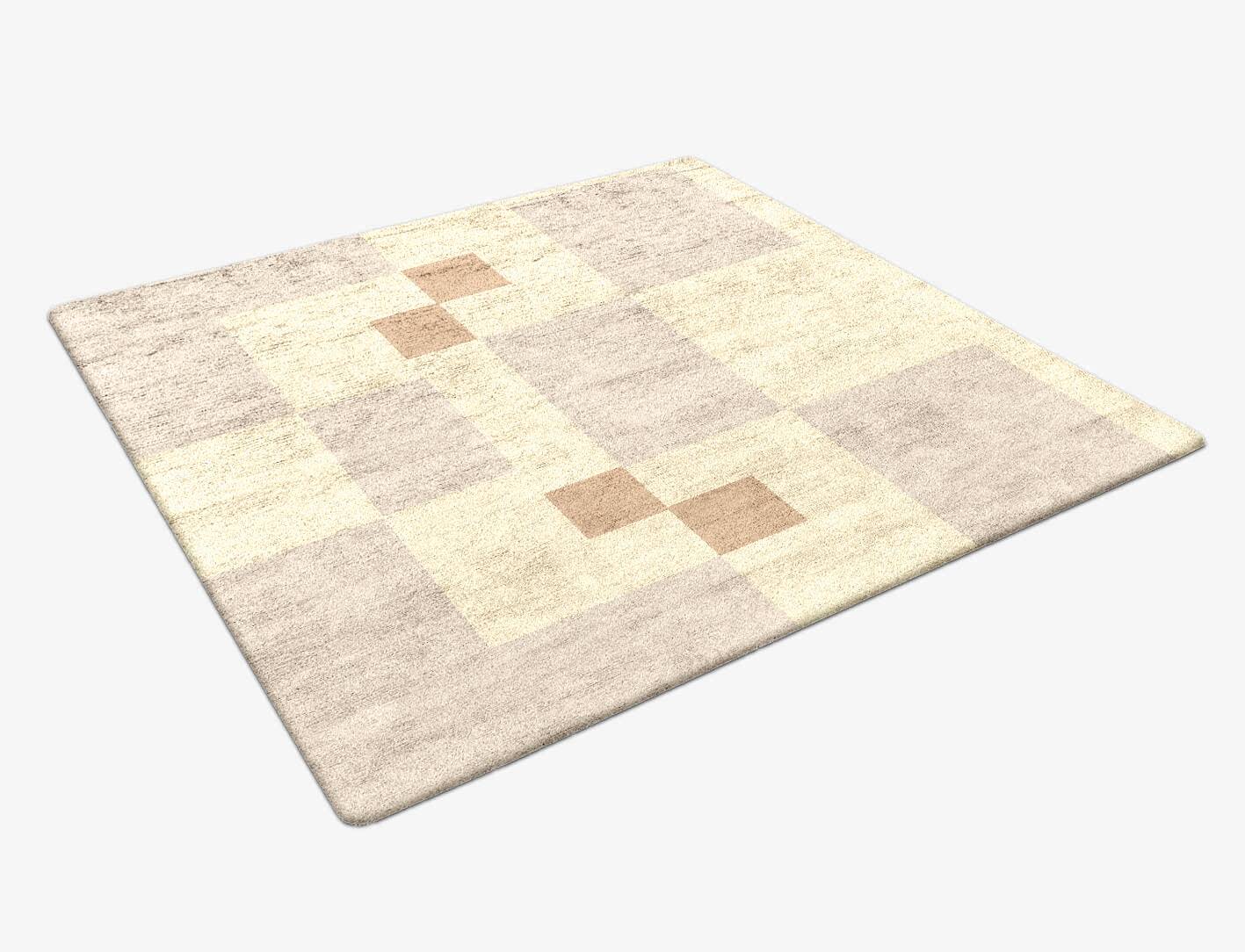 Accumen  Square Hand Tufted Bamboo Silk Custom Rug by Rug Artisan