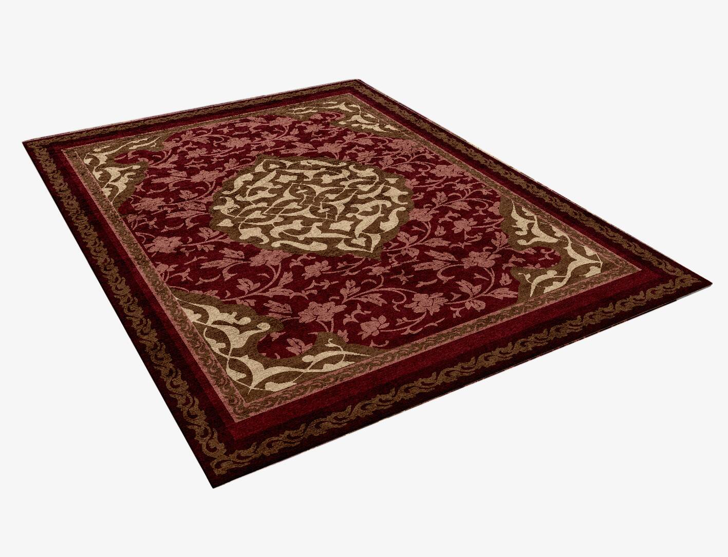 Afet Vintage Rectangle Hand Knotted Bamboo Silk Custom Rug by Rug Artisan