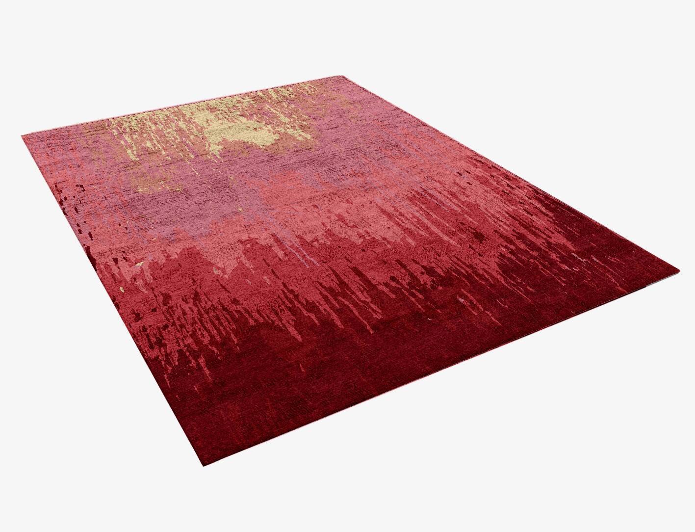 Afra Gradation Rectangle Hand Knotted Bamboo Silk Custom Rug by Rug Artisan