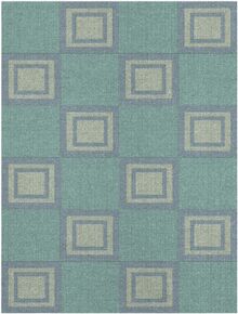 Agate Geometric Rectangle Flatweave New Zealand Wool Custom Rug by Rug Artisan