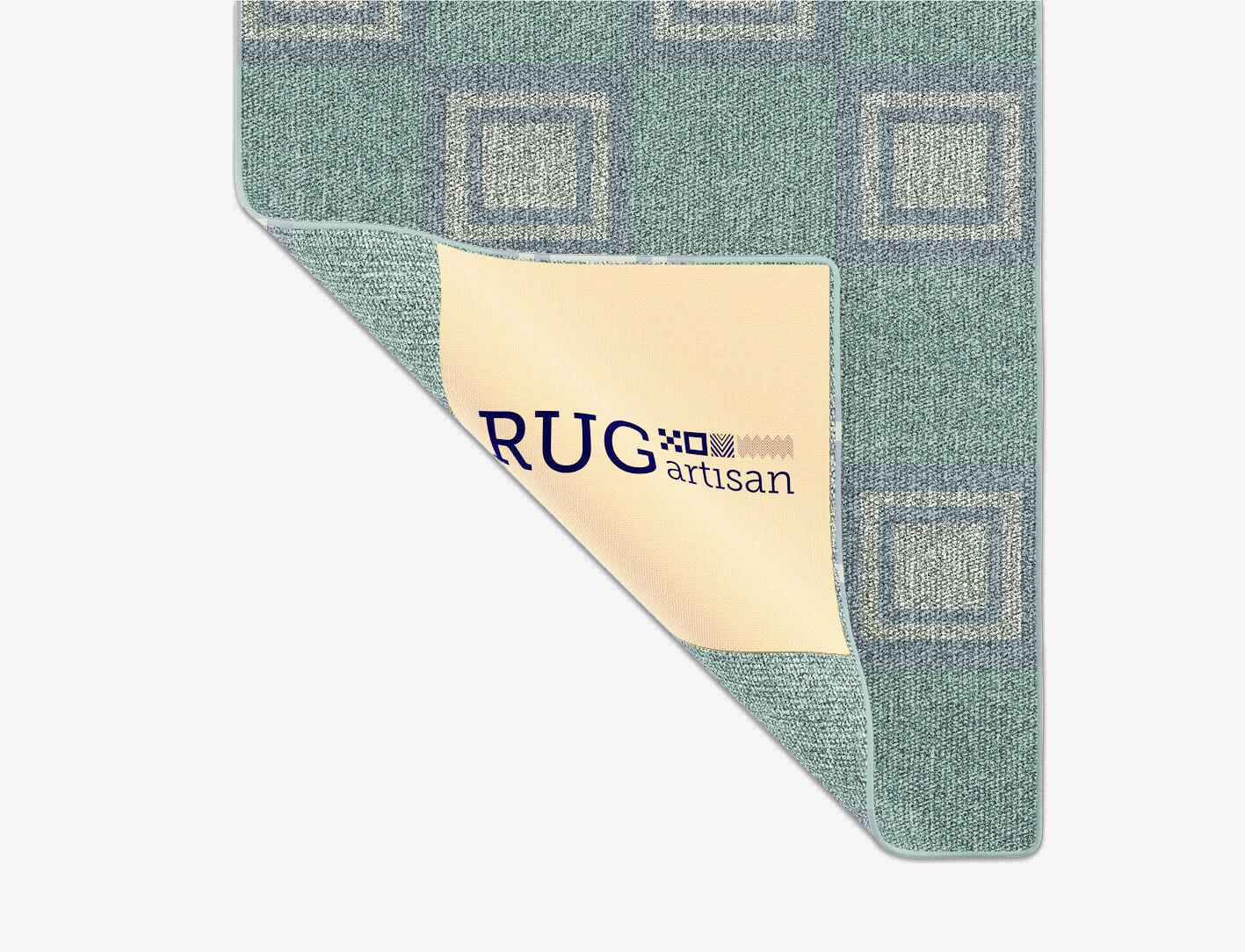 Agate Geometric Runner Outdoor Recycled Yarn Custom Rug by Rug Artisan