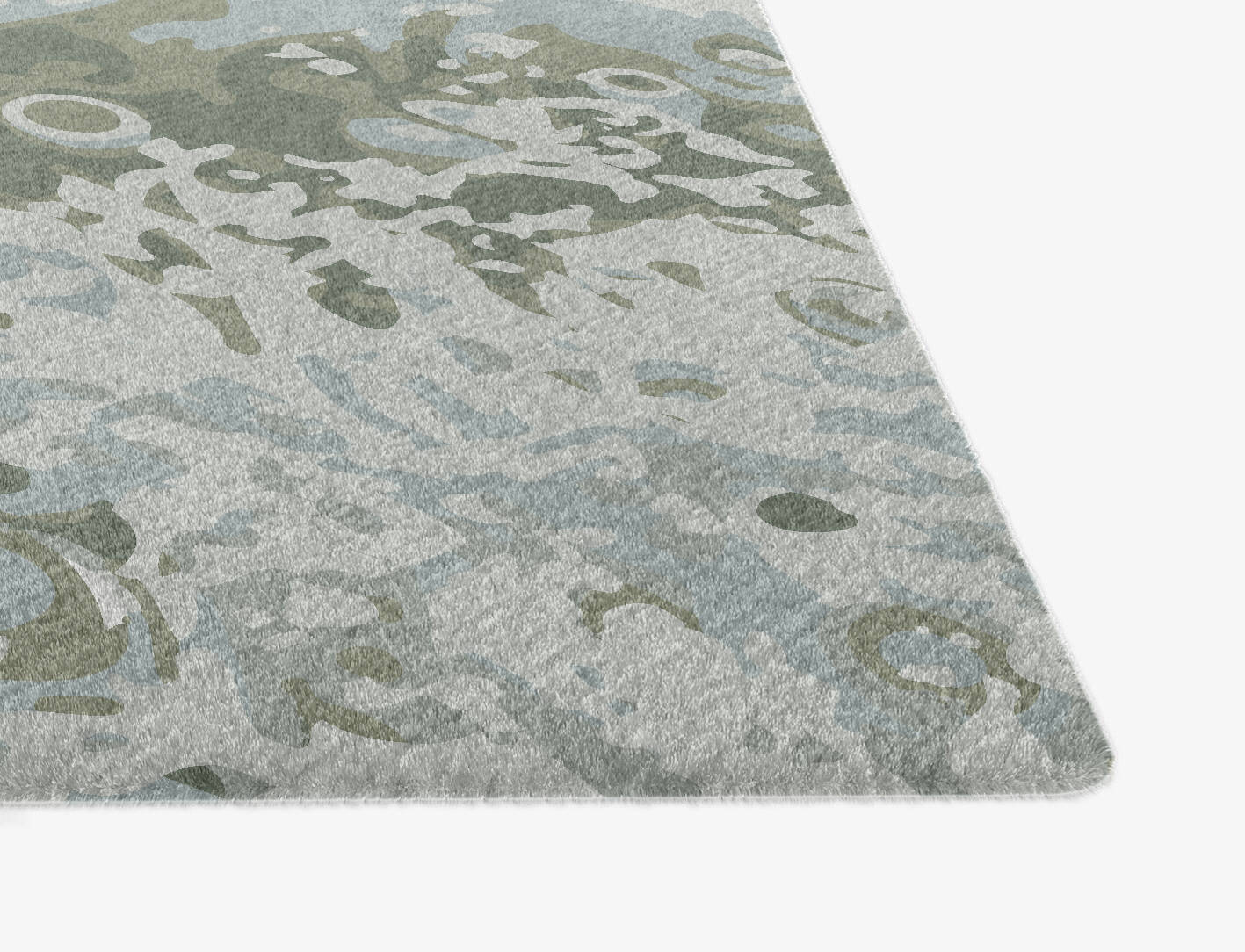 Air Bubble Surface Art Ogee Hand Knotted Tibetan Wool Custom Rug by Rug Artisan