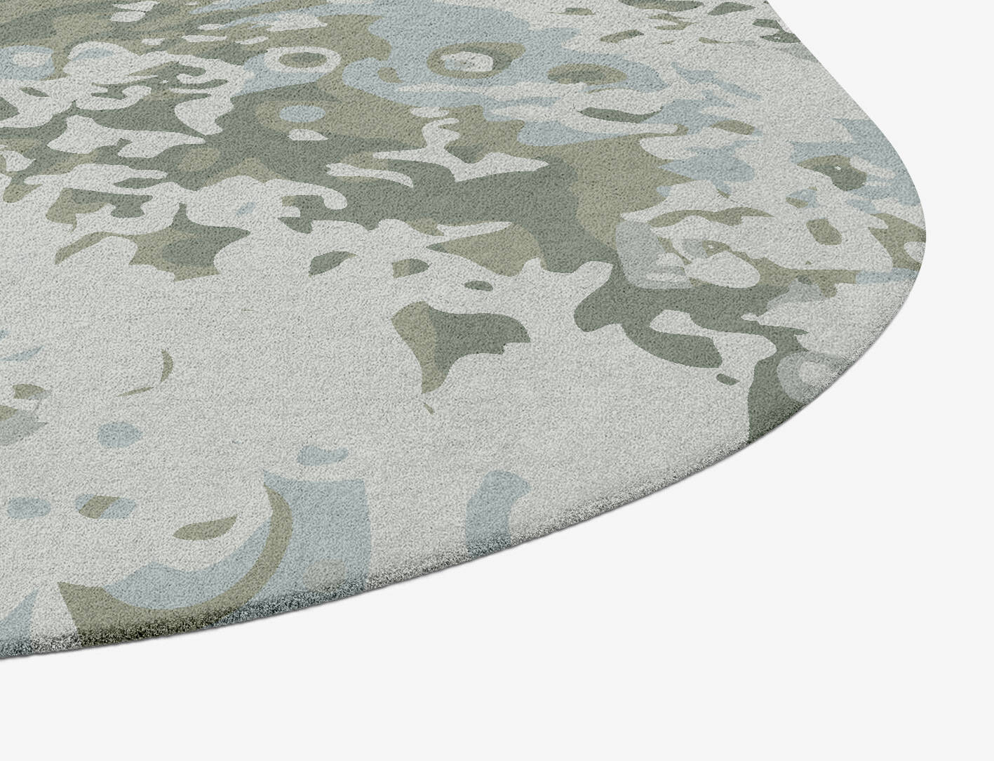 Air Bubble Surface Art Oblong Hand Tufted Pure Wool Custom Rug by Rug Artisan