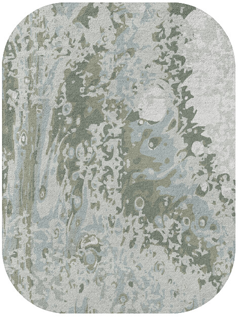 Air Bubble Surface Art Oblong Hand Tufted Pure Wool Custom Rug by Rug Artisan