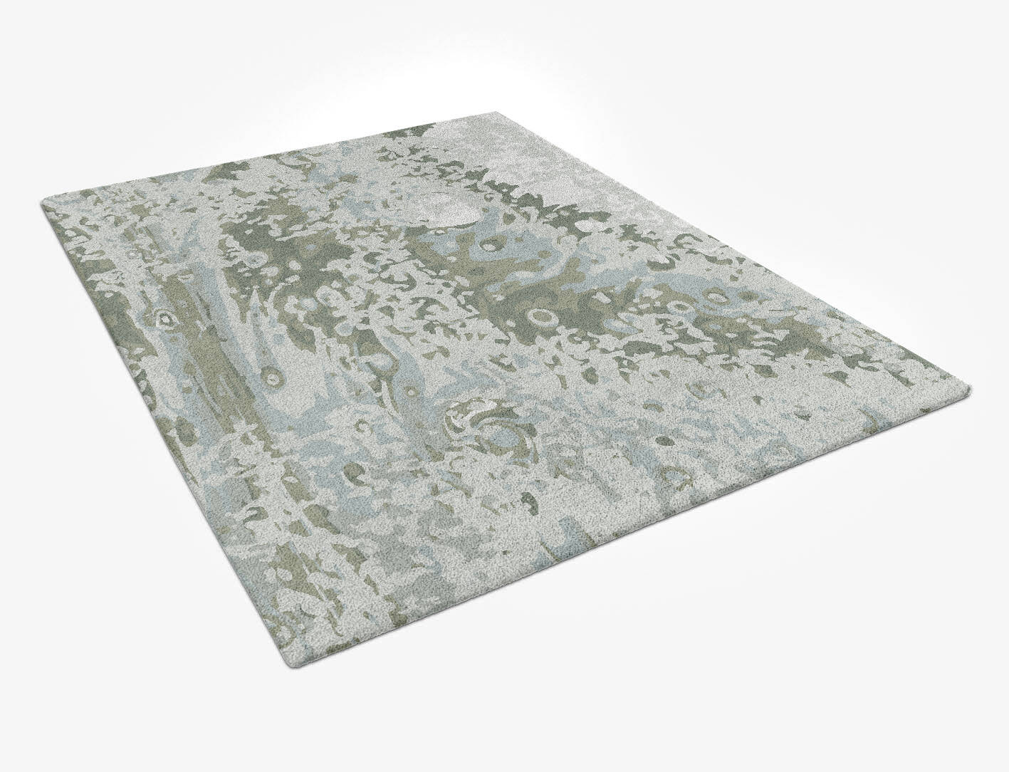 Air Bubble Surface Art Rectangle Hand Tufted Pure Wool Custom Rug by Rug Artisan