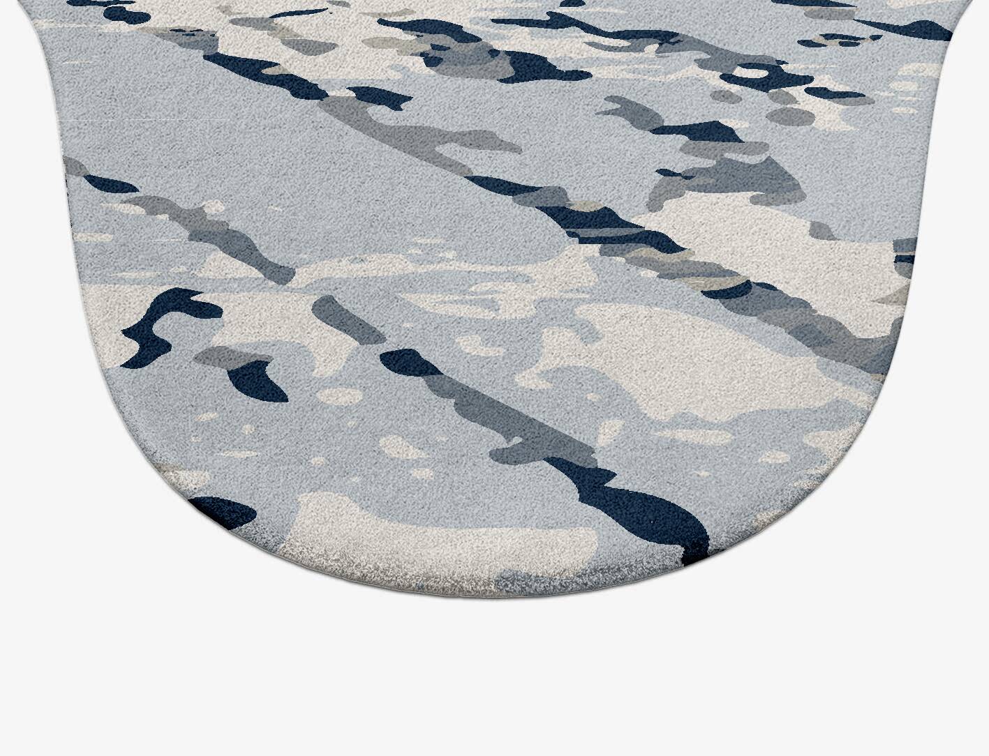 Air Currents Surface Art Drop Hand Tufted Pure Wool Custom Rug by Rug Artisan