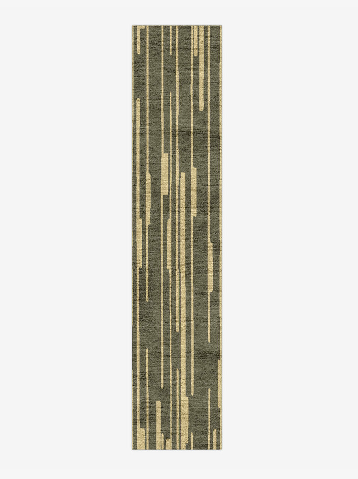 Alate Minimalist Runner Hand Knotted Bamboo Silk Custom Rug by Rug Artisan