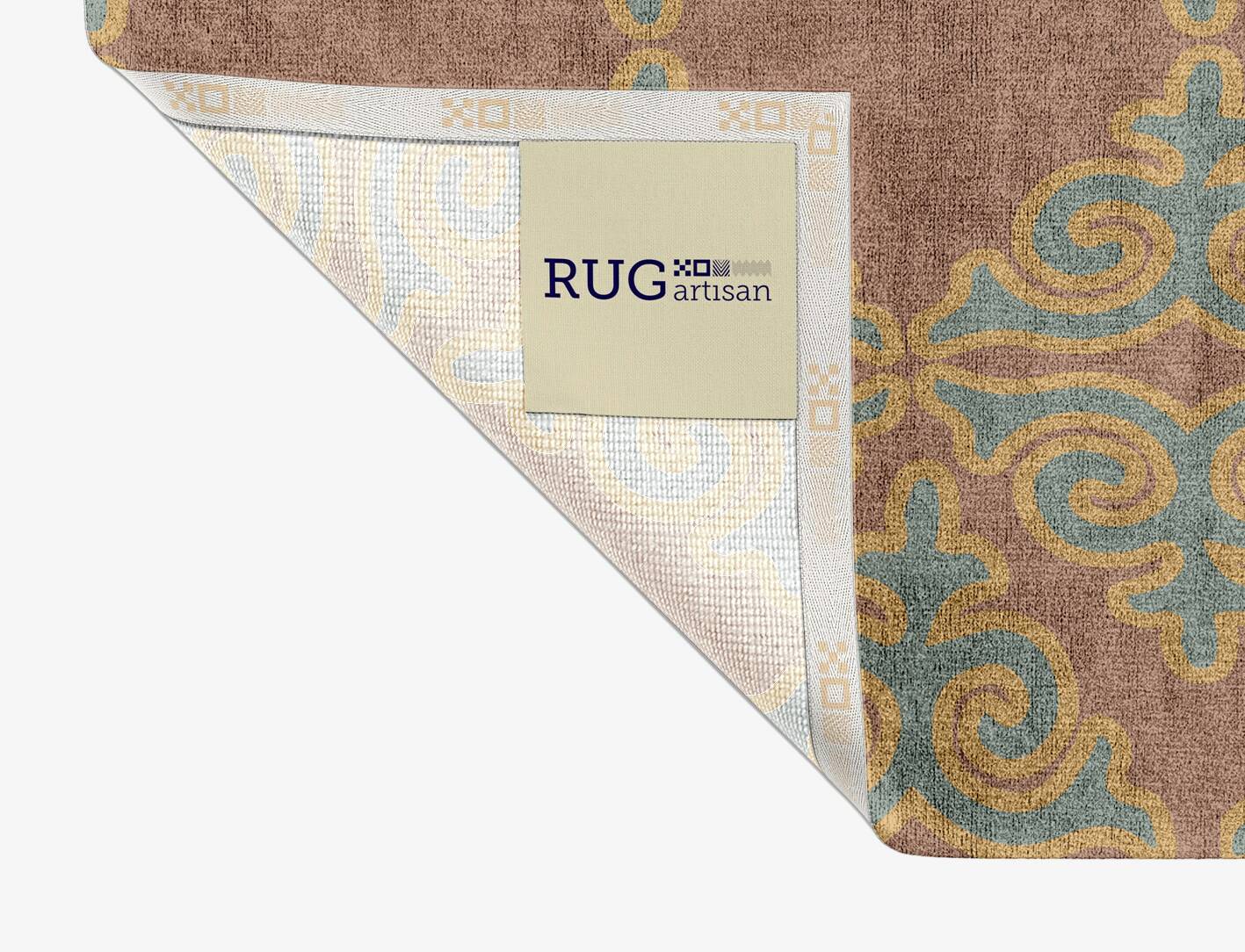 Albion Blue Royal Rectangle Hand Knotted Bamboo Silk Custom Rug by Rug Artisan