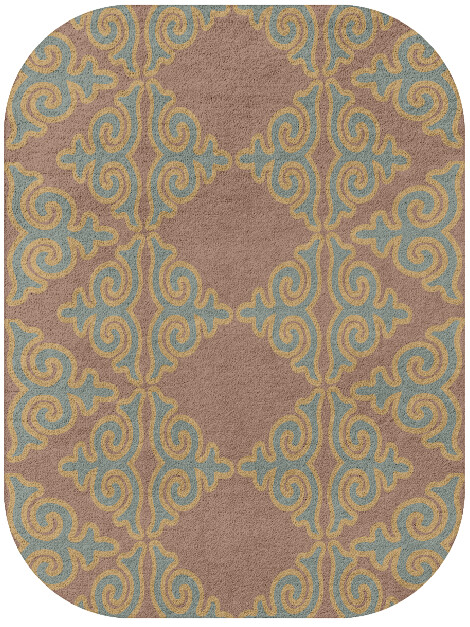 Albion Blue Royal Oblong Hand Tufted Pure Wool Custom Rug by Rug Artisan