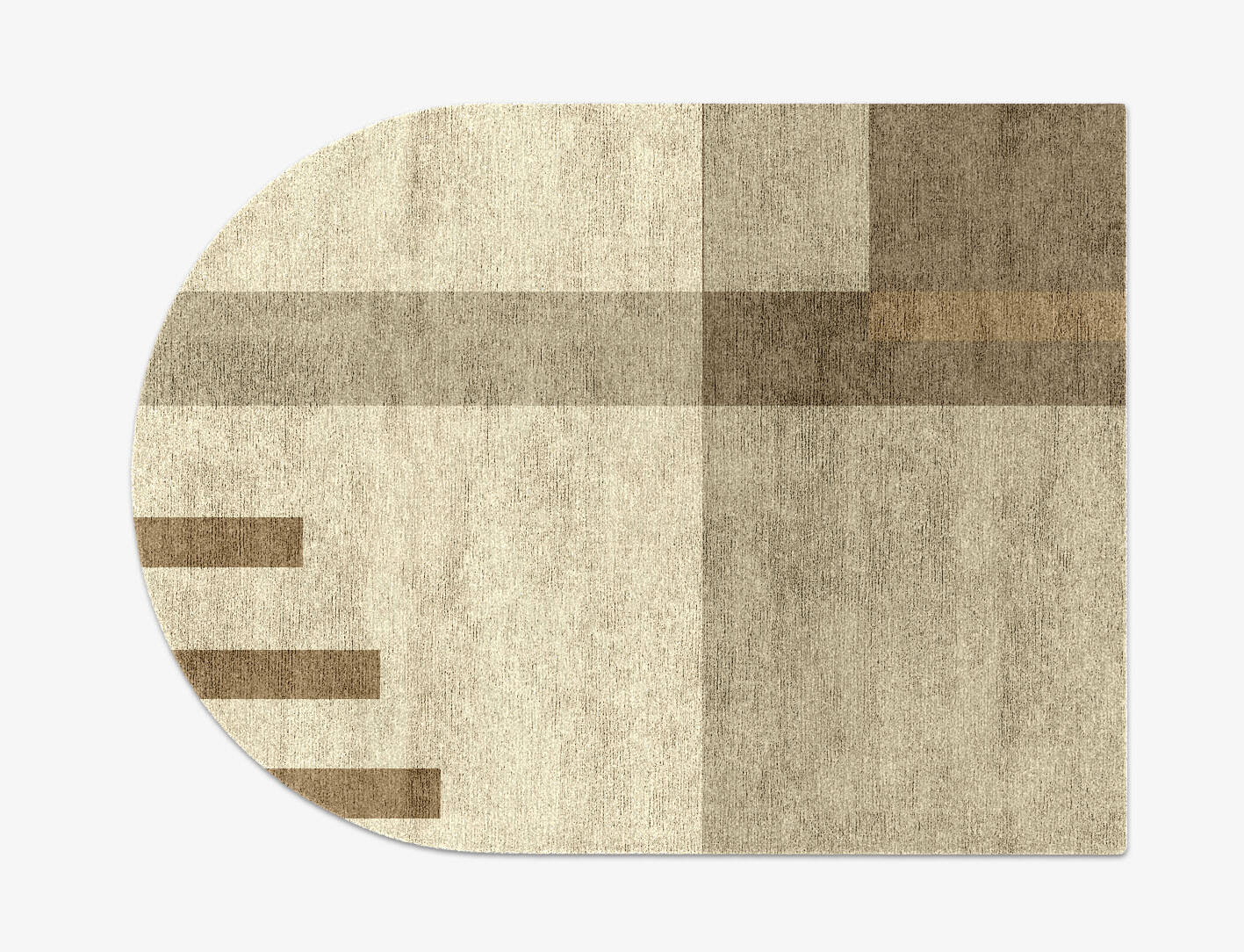 Alew  Arch Hand Knotted Bamboo Silk Custom Rug by Rug Artisan