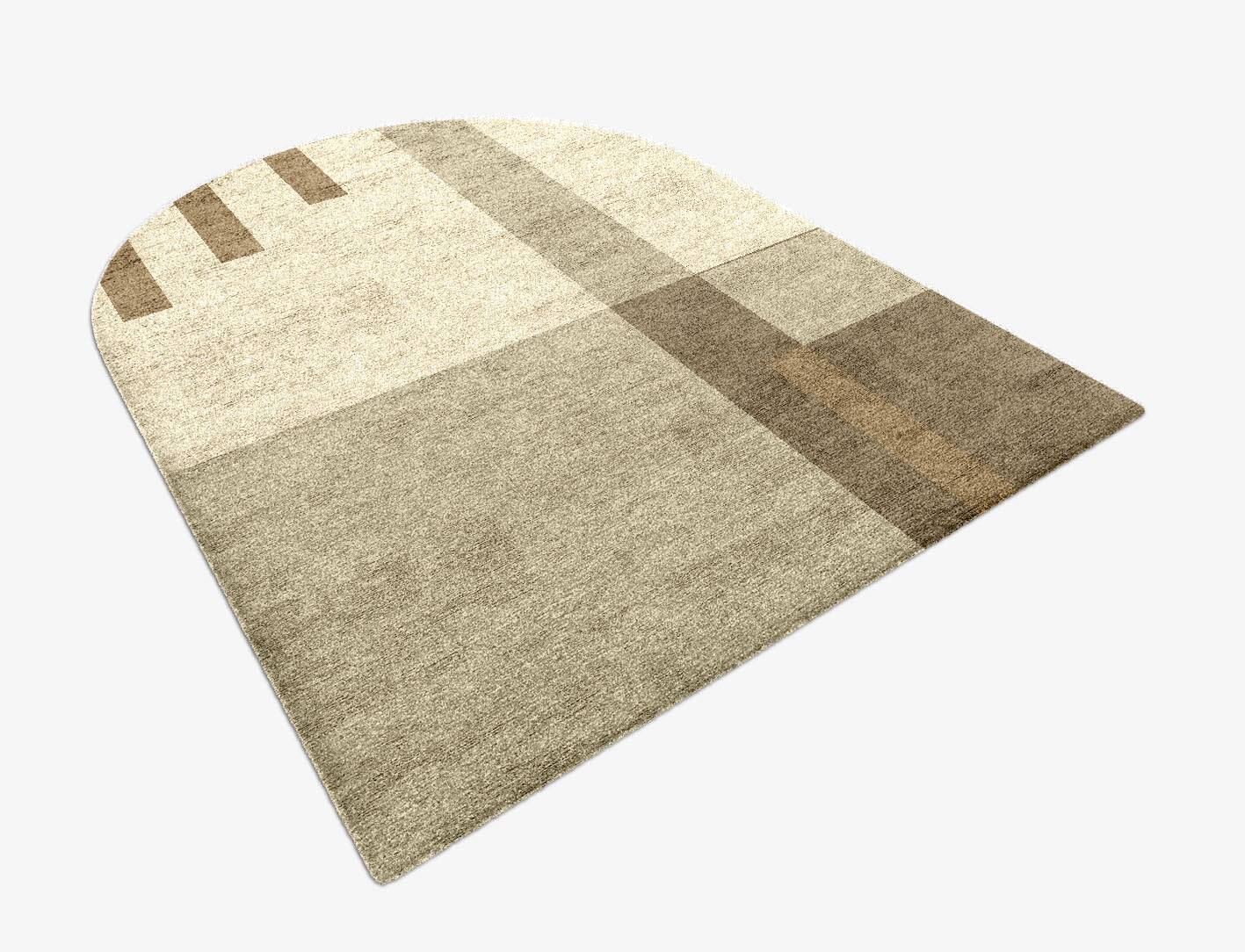 Alew  Arch Hand Knotted Bamboo Silk Custom Rug by Rug Artisan