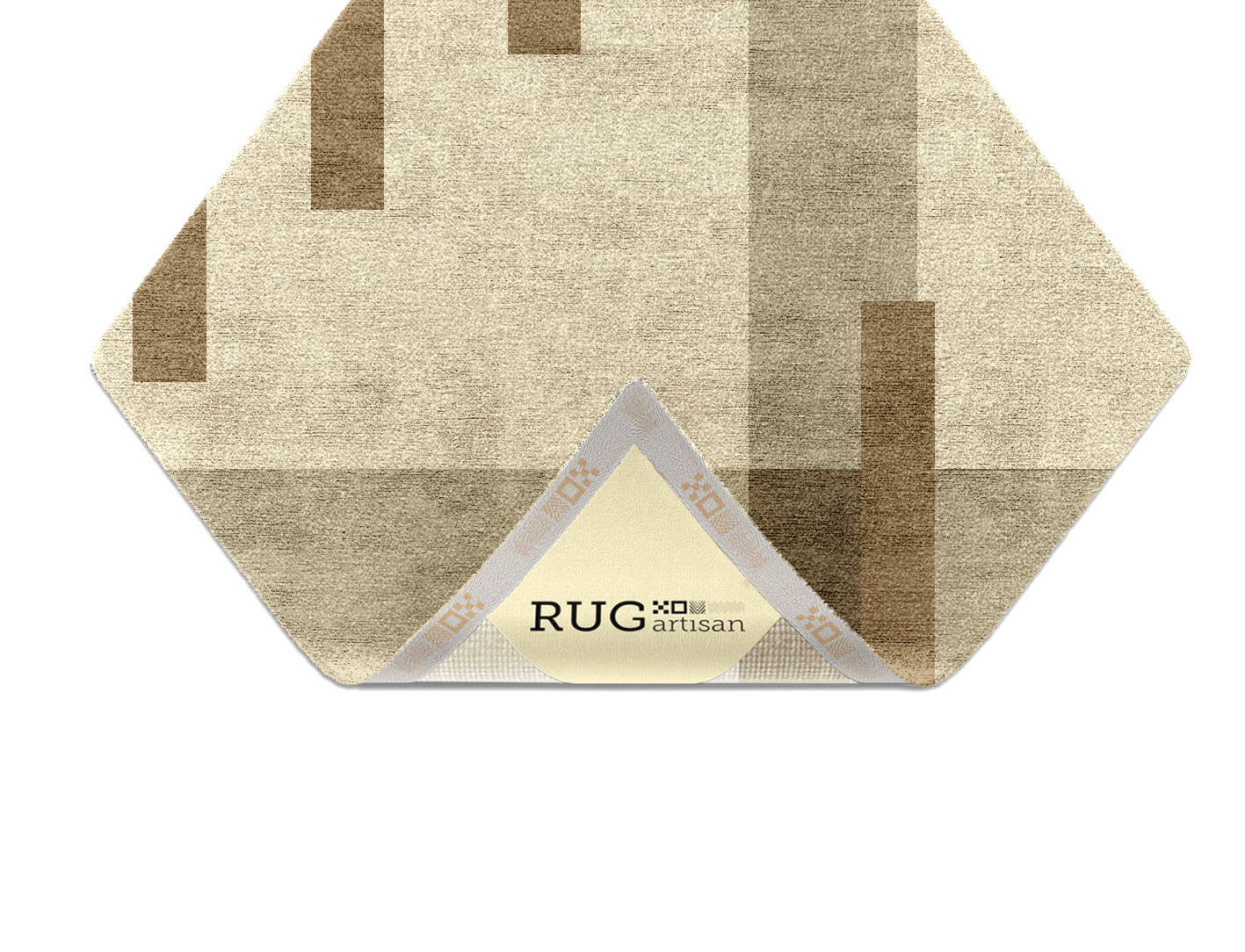 Alew  Diamond Hand Knotted Bamboo Silk Custom Rug by Rug Artisan