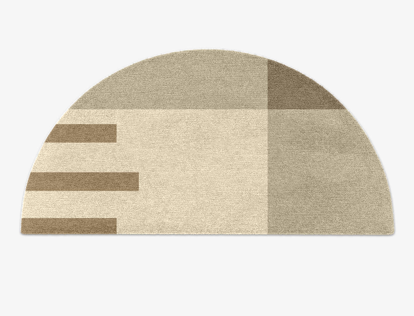 Alew  Halfmoon Hand Knotted Tibetan Wool Custom Rug by Rug Artisan
