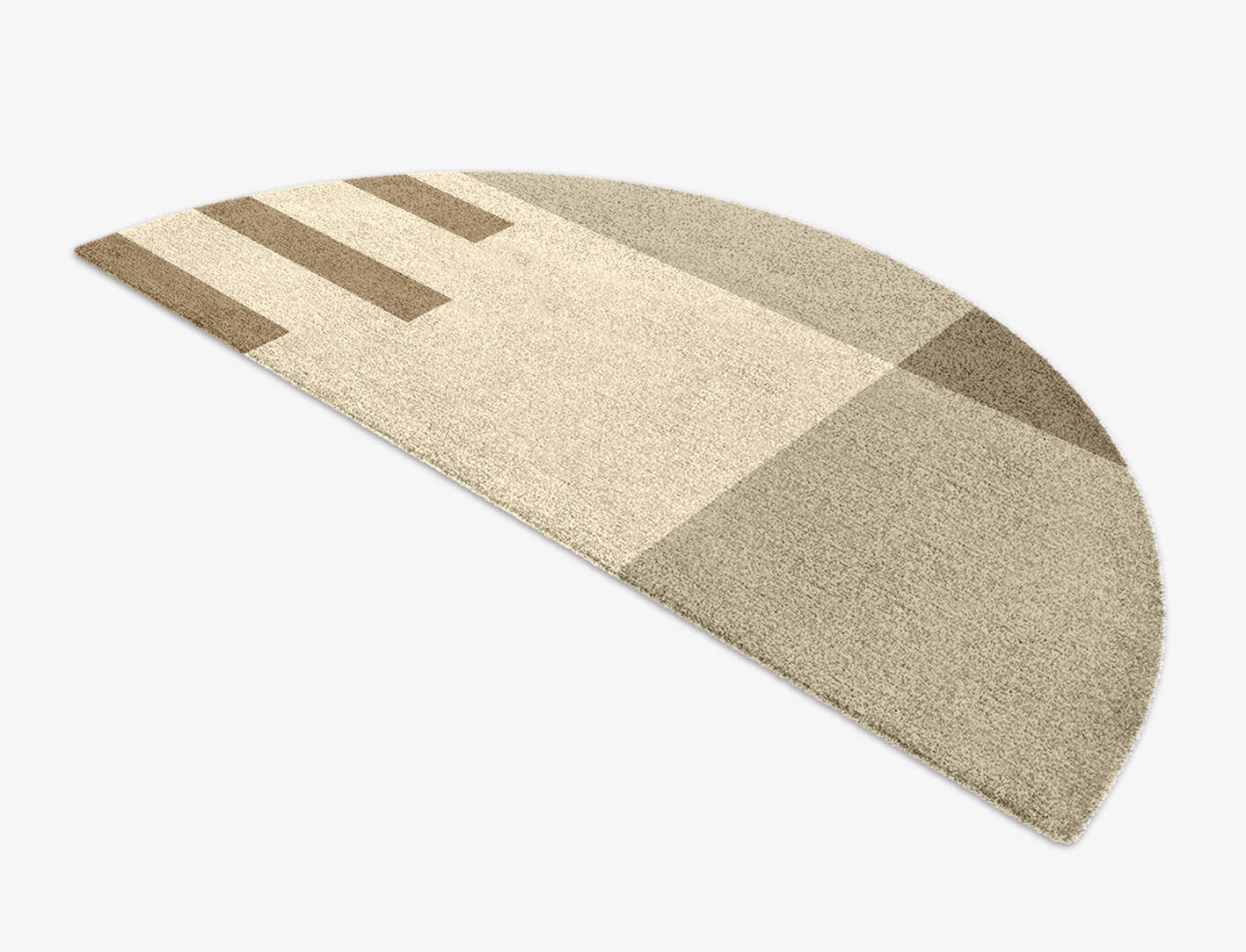 Alew  Halfmoon Hand Knotted Tibetan Wool Custom Rug by Rug Artisan
