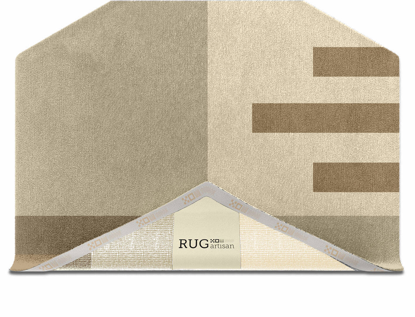 Alew  Hexagon Hand Knotted Tibetan Wool Custom Rug by Rug Artisan