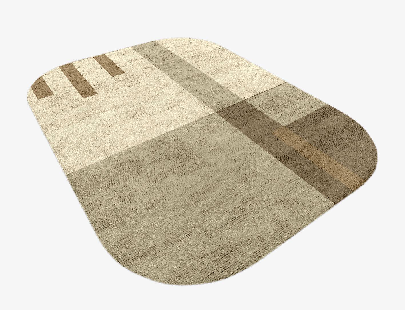 Alew  Oblong Hand Knotted Bamboo Silk Custom Rug by Rug Artisan