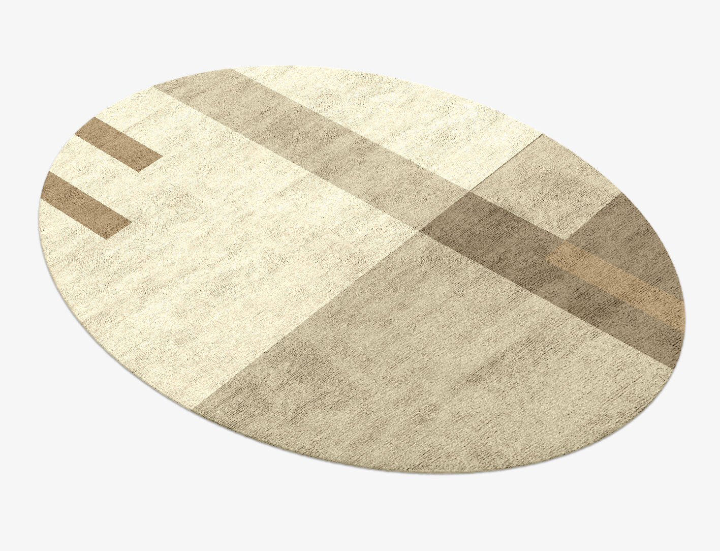 Alew  Oval Hand Knotted Bamboo Silk Custom Rug by Rug Artisan