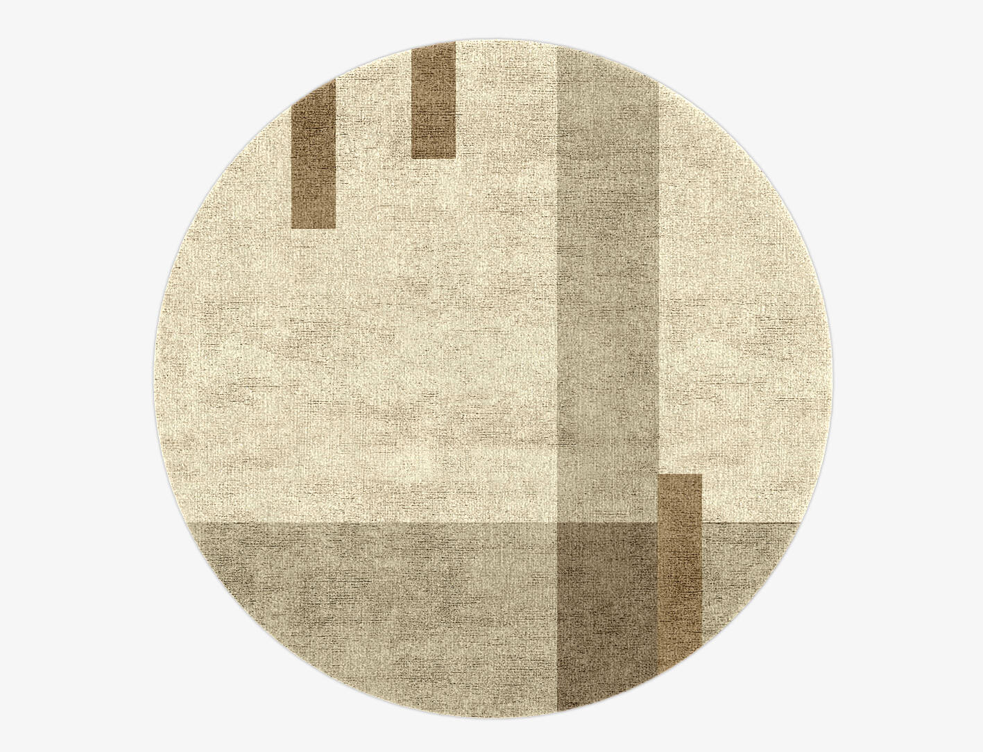 Alew  Round Hand Knotted Bamboo Silk Custom Rug by Rug Artisan
