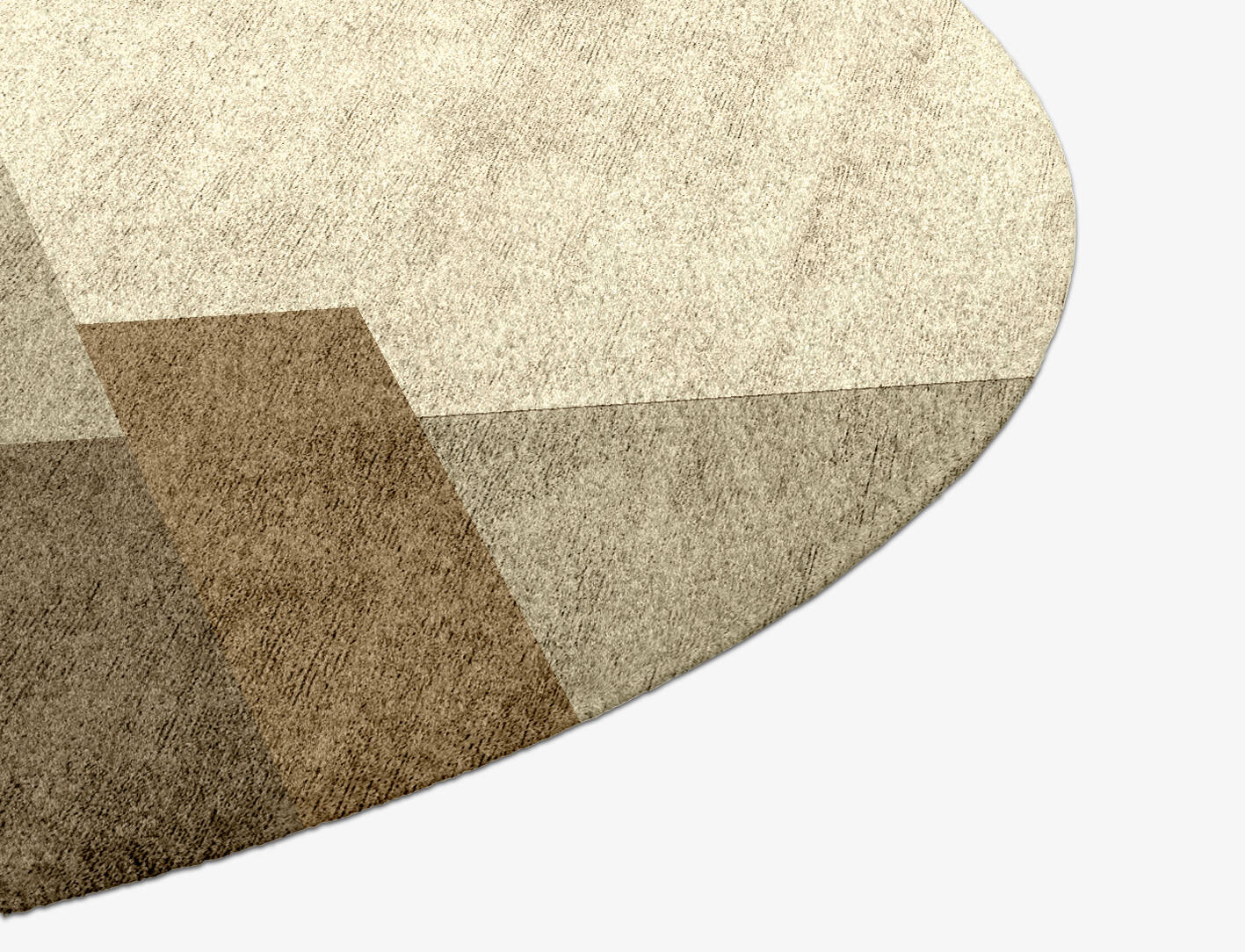 Alew  Round Hand Knotted Bamboo Silk Custom Rug by Rug Artisan