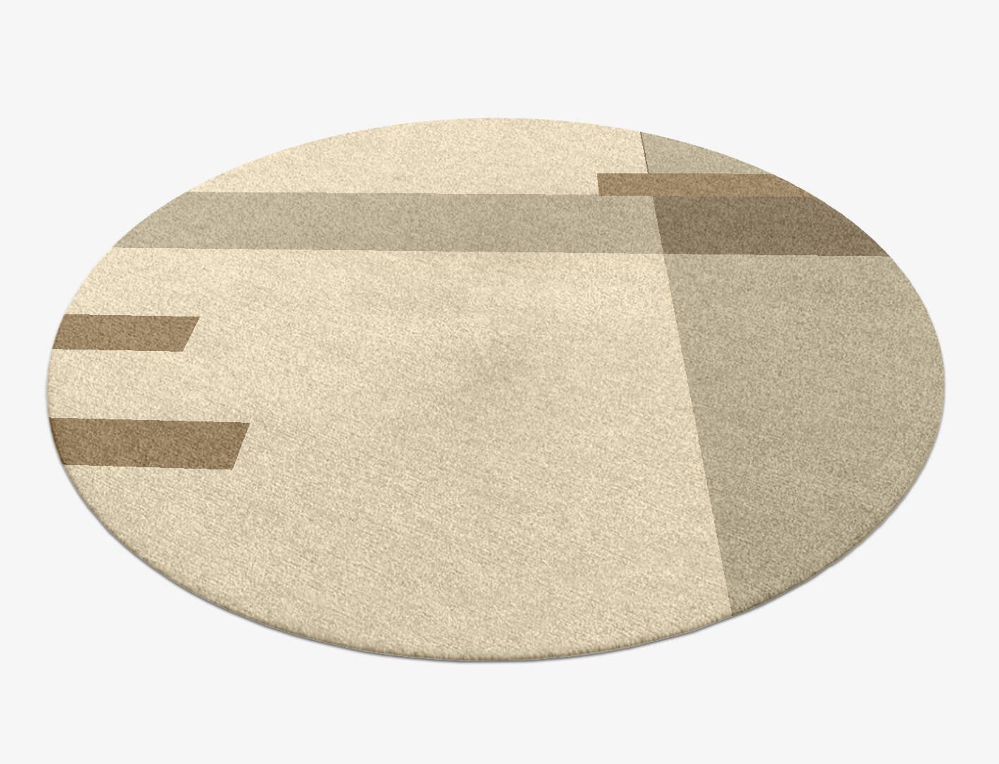Alew  Round Hand Knotted Tibetan Wool Custom Rug by Rug Artisan
