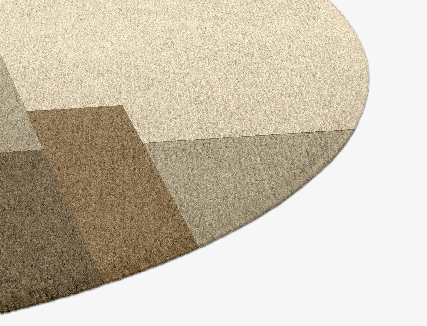 Alew  Round Hand Knotted Tibetan Wool Custom Rug by Rug Artisan