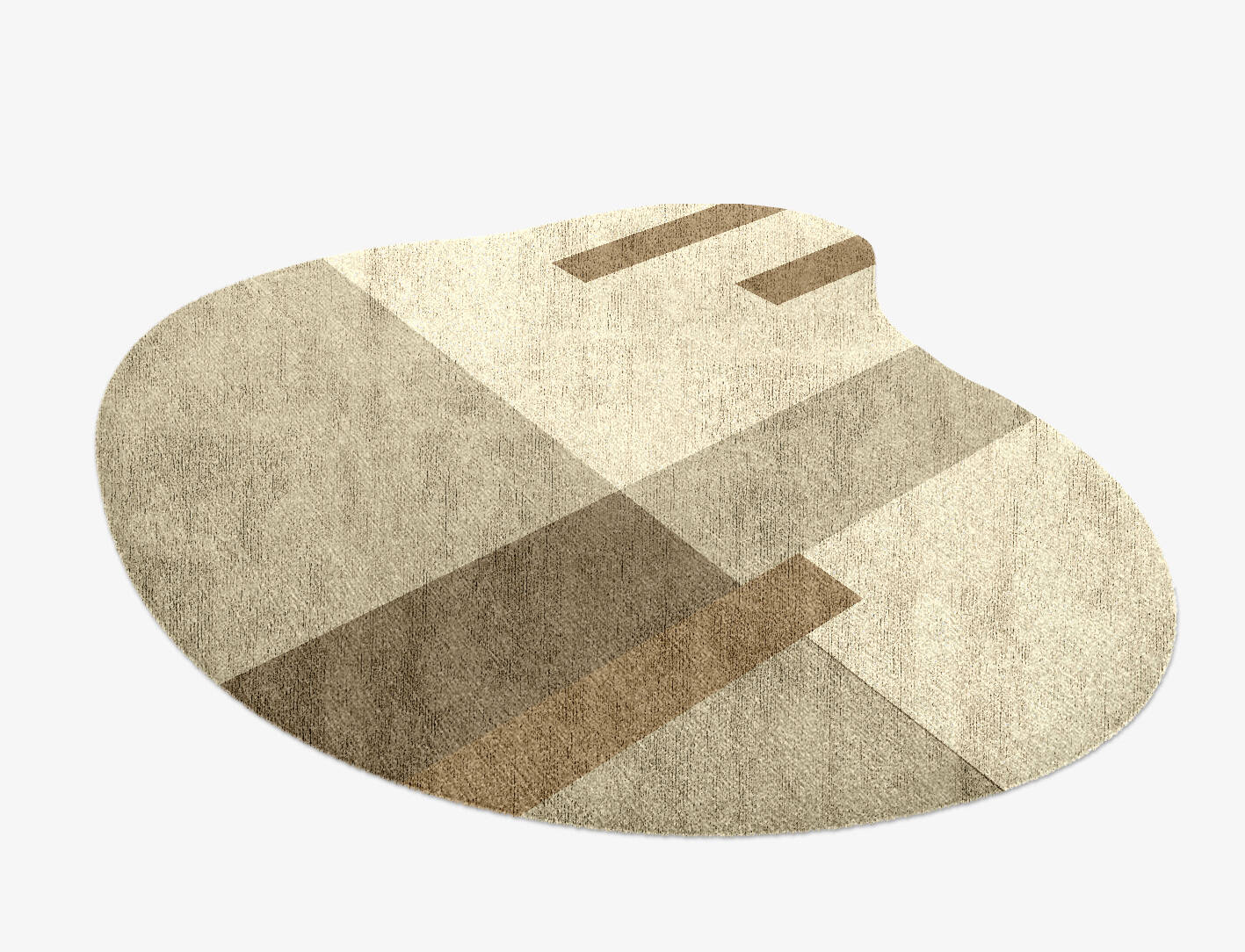Alew  Splash Hand Knotted Bamboo Silk Custom Rug by Rug Artisan