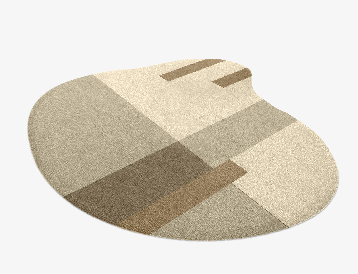 Alew  Splash Hand Knotted Tibetan Wool Custom Rug by Rug Artisan