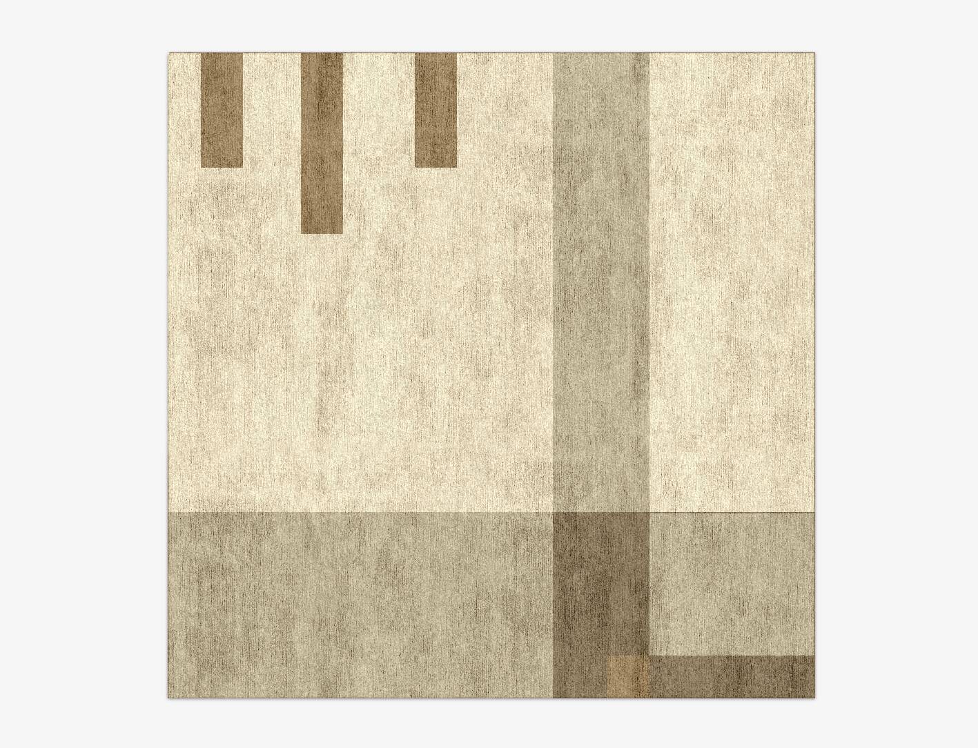 Alew  Square Hand Knotted Bamboo Silk Custom Rug by Rug Artisan