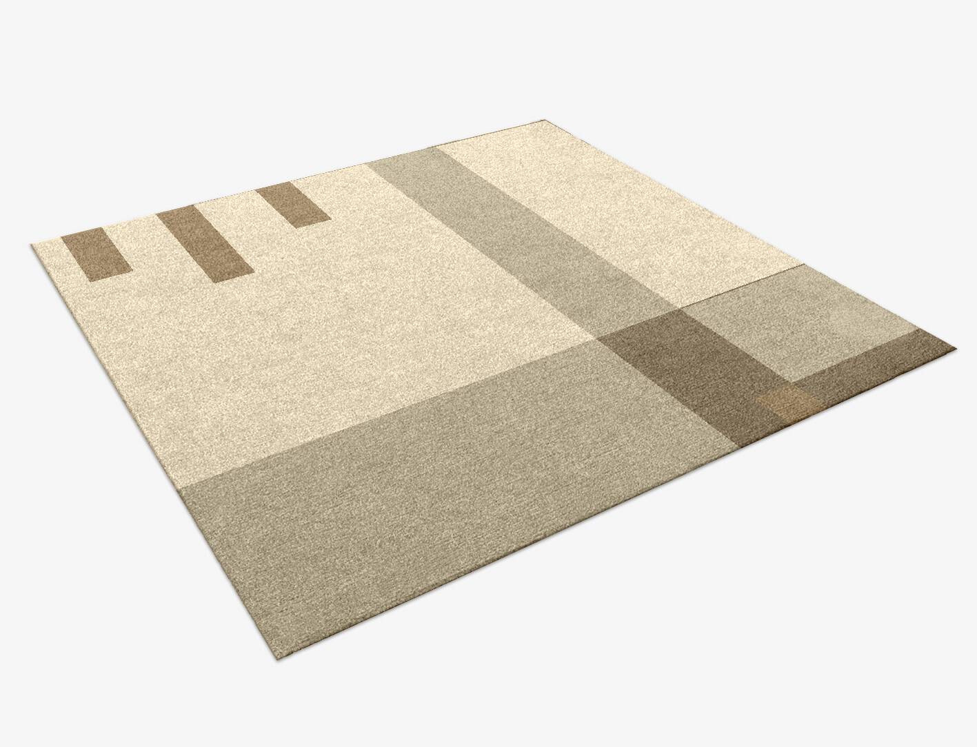 Alew  Square Hand Knotted Tibetan Wool Custom Rug by Rug Artisan