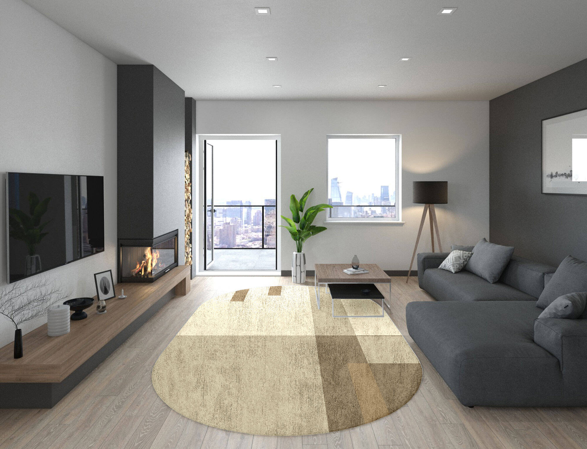 Alew  Capsule Hand Tufted Bamboo Silk Custom Rug by Rug Artisan